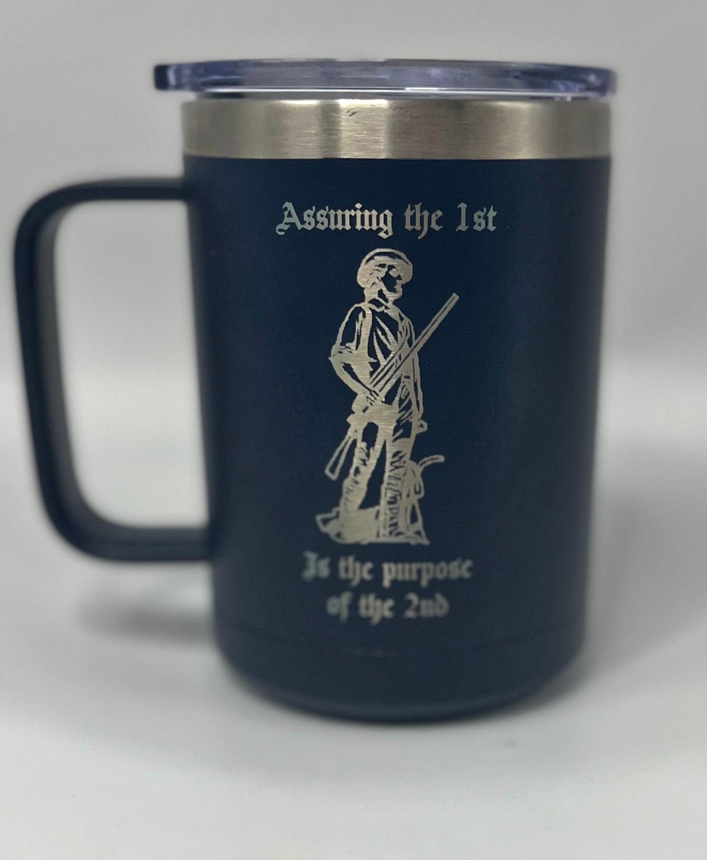 2A - Gadsden Flag 2nd Amendment 15 Oz Mug - Lazer Made