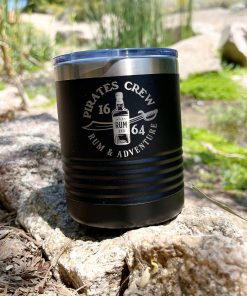 Whiskey, Bourbon Insulated Tumbler, Pirate Crew