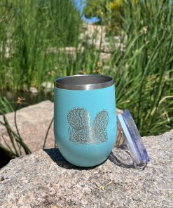Alternative view of 12 oz Stemless Wine Tumbler – Custom Laser Engraved Stainless Steel Drinkware