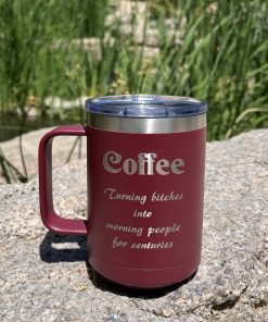 Alternative view of 15 oz Coffee Mug – Laser Engraved Stainless Steel
