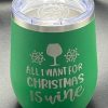 Christmas Wine Tumbler