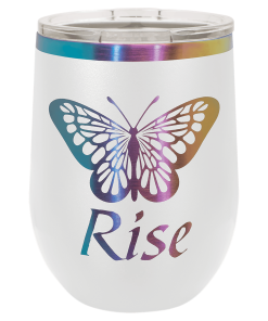 Insulated Wine Tumbler White/Prism